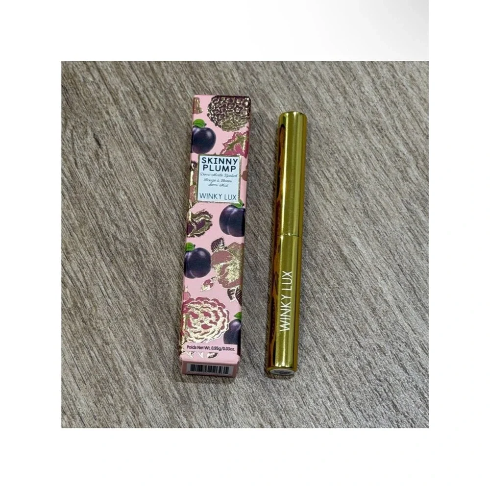 Winky Lux Skinny Plump Demi-Matte Lipstick Shade First Crush